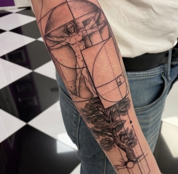 Tattoo boom lijnen