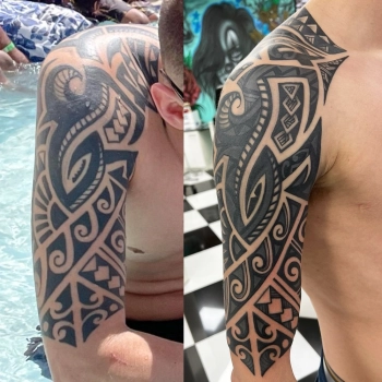 Tattoo maori cover voorzijde