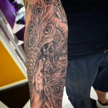 Tattoo pauw