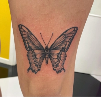 Tattoo vlinder